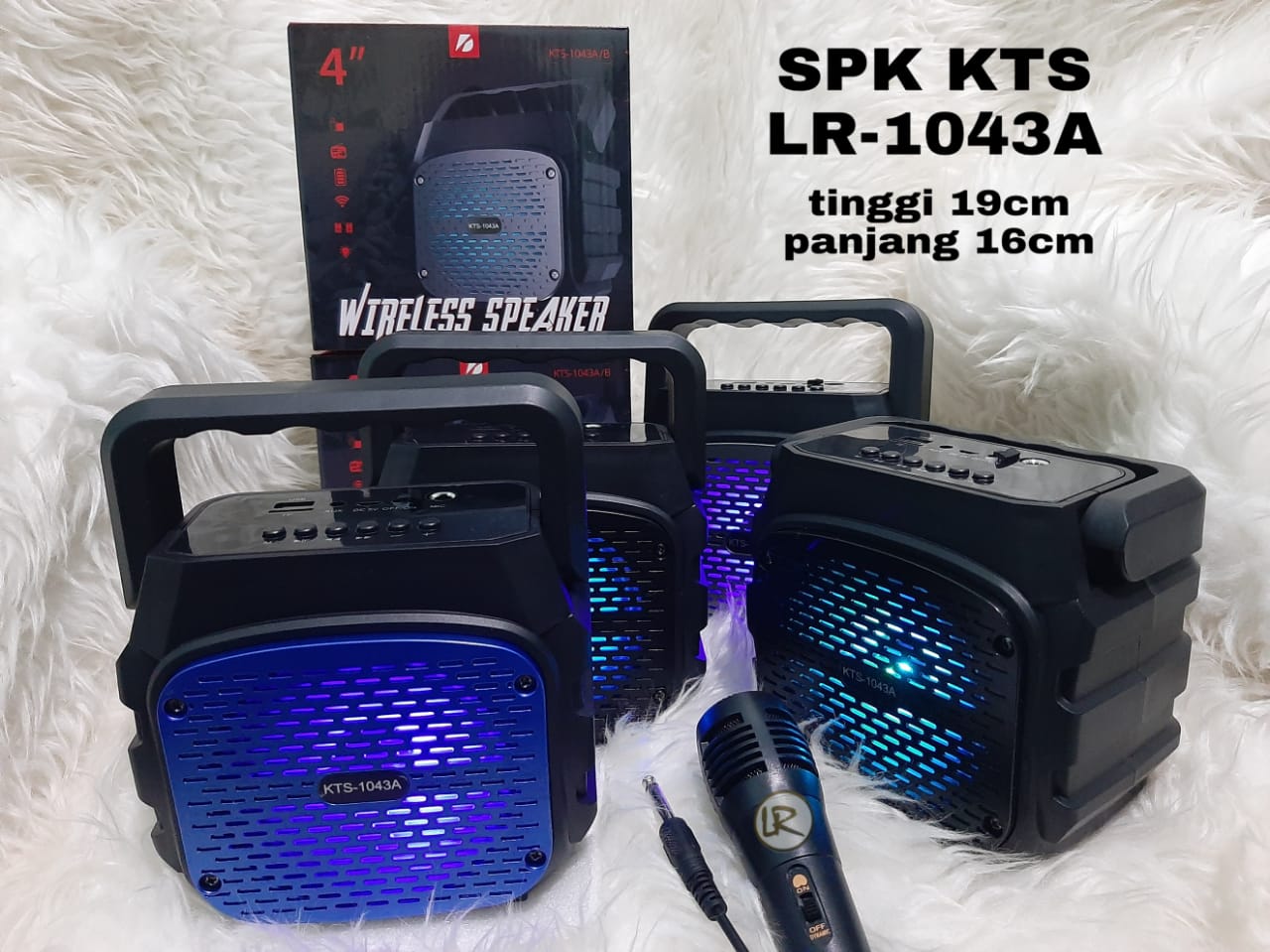 SPEAKER BLUETOOTH KTS 1043 + MIC KABEL